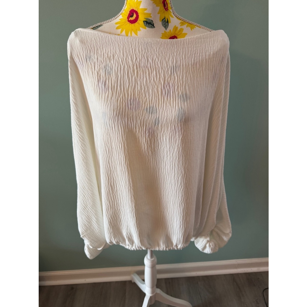 Women's ChicSoul Blouse, 2X, White